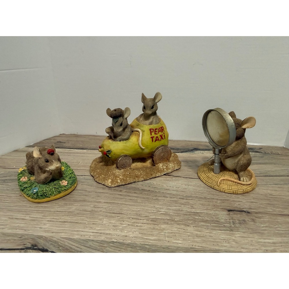 Lot of 3 Charming Tails Figures